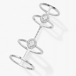 Messika - Glam'Azone Double White Gold Ring